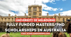 University of Melbourne Scholarships 2025 in Australia