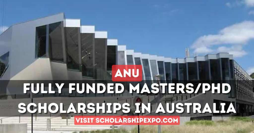 ANU International Research Scholarships 2024 in Australia