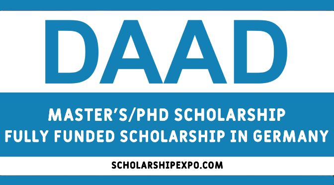 DAAD Scholarship in Germany 2023 - Fully Funded