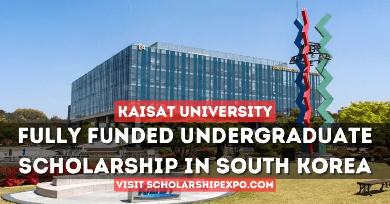 KAIST International Undergraduate Scholarship 2025 in South Korea - Fully Funded