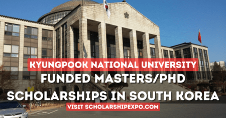 KNU International Graduate Scholarship (KINGS) 2024 in South Korea