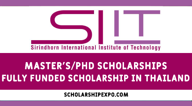 SIIT Scholarship in Thailand 2023 - Fully Funded