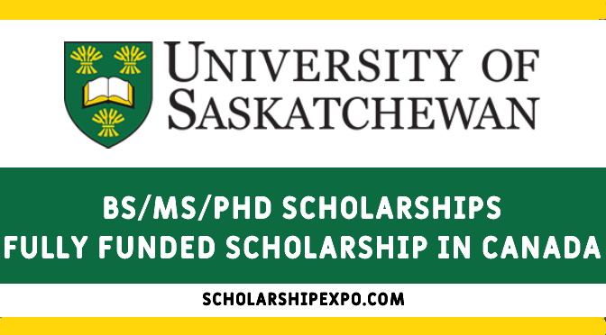 Saskatchewan University Scholarships 2023-24 in Canada