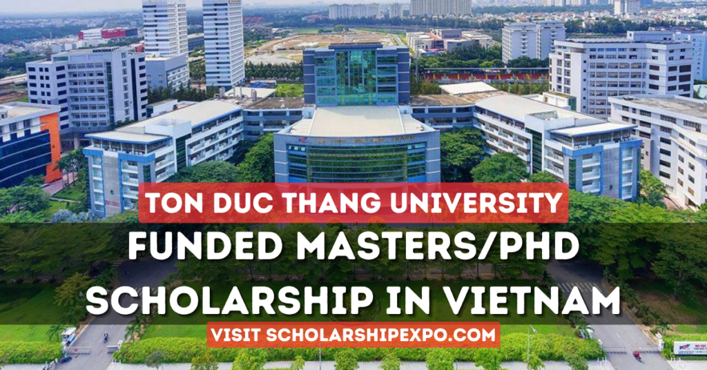 TDTU International Graduate Scholarship 2024 in Vietnam