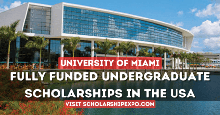 University of Miami Stamps Scholarship 2024 in the USA
