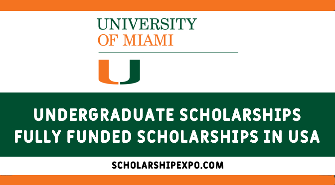 University of Miami Stamps Scholarship in USA 2023