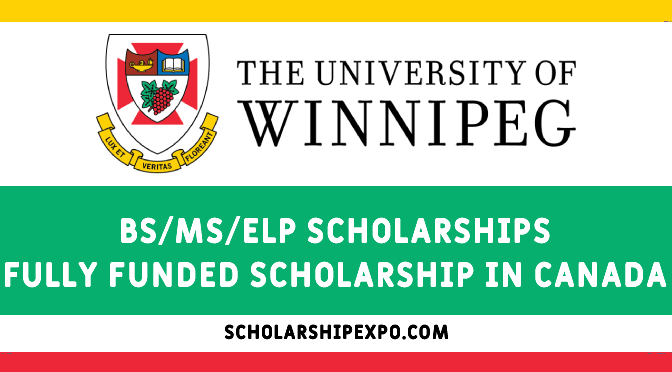 University of Winnipeg Scholarships 2023 in Canada