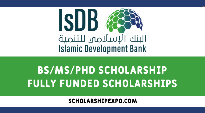 Islamic Development Bank (IsDB) Scholarship 2023-2024