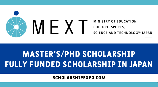 MEXT Research Scholarships 2023-24 in Japan