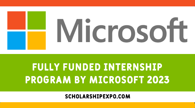 Microsoft Paid Internship Program 2023