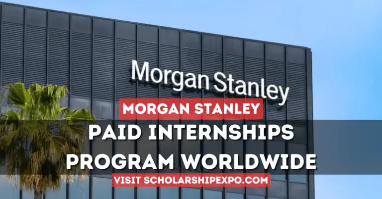 Morgan Stanley Internships 2025 (Paid Internships)