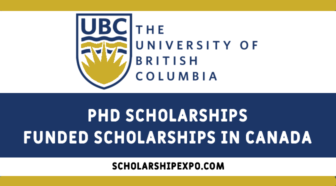 UBC Public Scholars Award in Canada 202324