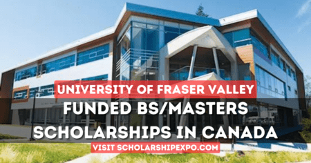 University of Fraser Valley Scholarships 2024-2025 in Canada