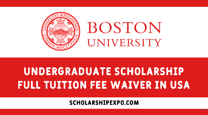 Boston University Trustee Scholarship 2024 in USA