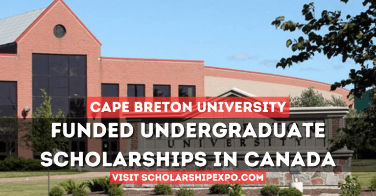 Cape Breton University Scholarships 2024-25 in Canada