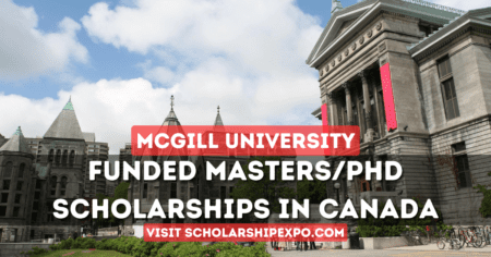 McCall MacBain Scholarships 2024 at McGill University in Canada