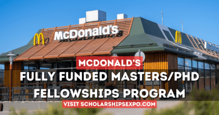 McDonald Fellowships 2024 (Fully Funded)