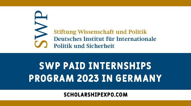 SWP Paid Internships 2023 in Germany