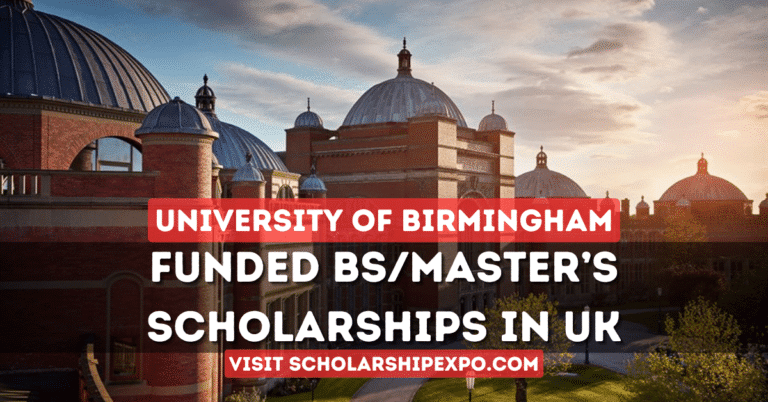 University of Birmingham Scholarships 2024 in the UK