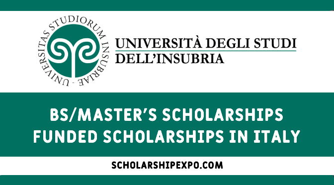 University of Insubria Scholarships 2023 in Italy