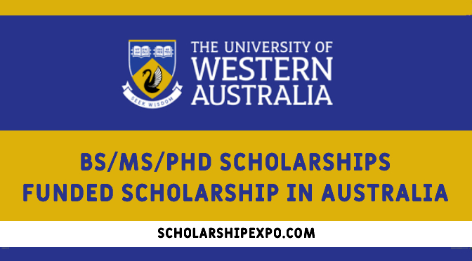 University of Western Australia Scholarship 2023