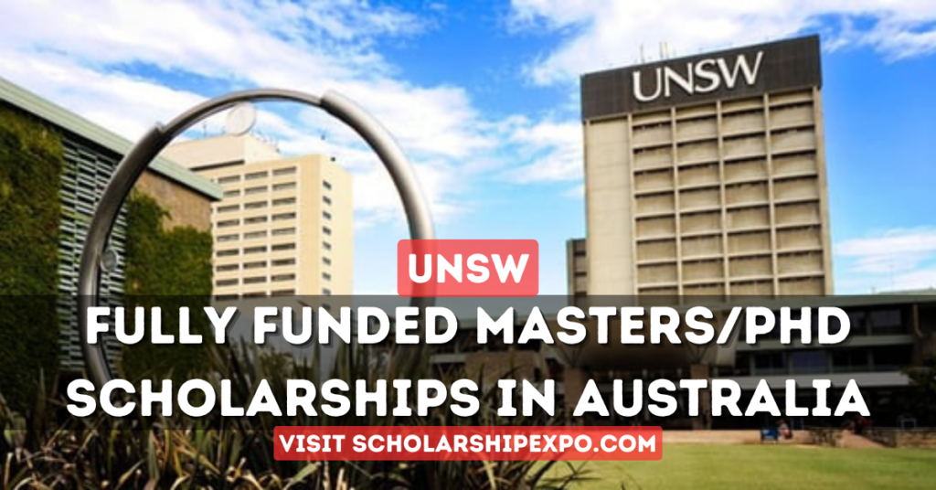 UNSW International Graduate Research Scholarships 2024 in Australia