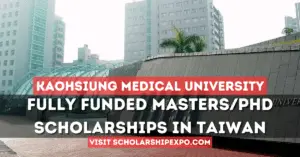 Kaohsiung Medical University (KMU) Scholarships 2025 in Taiwan