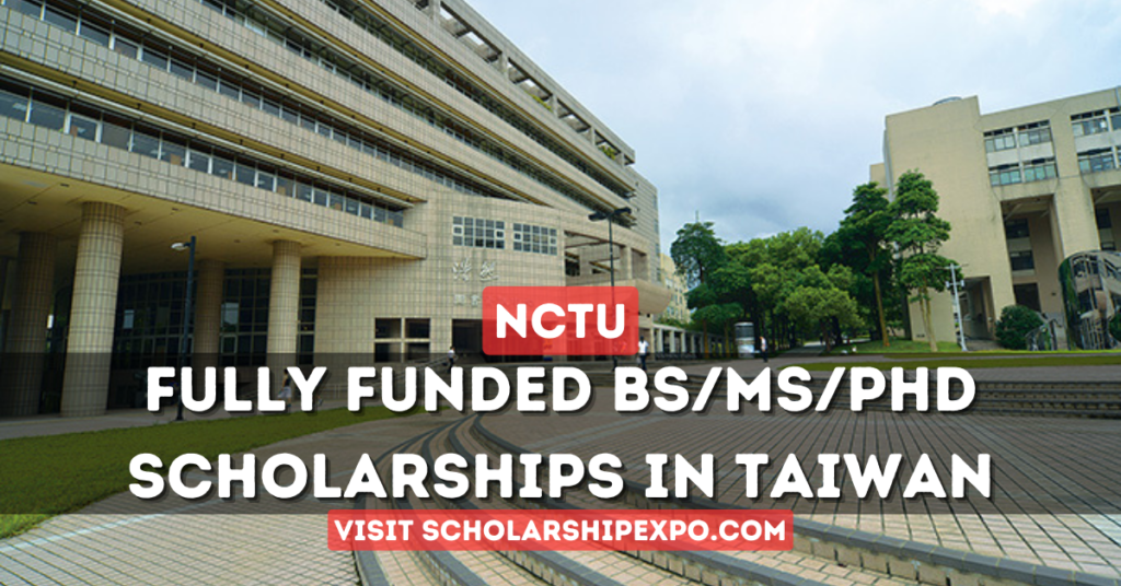 NCTU International Student Scholarships 2024-25 in Taiwan