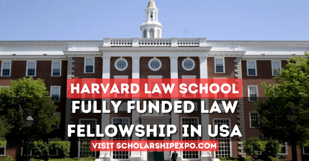 Harvard Law School Fellowship 2024-25 in the USA