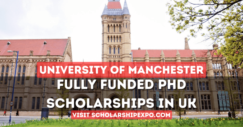 University of Manchester President’s Doctoral Scholar Award 2024