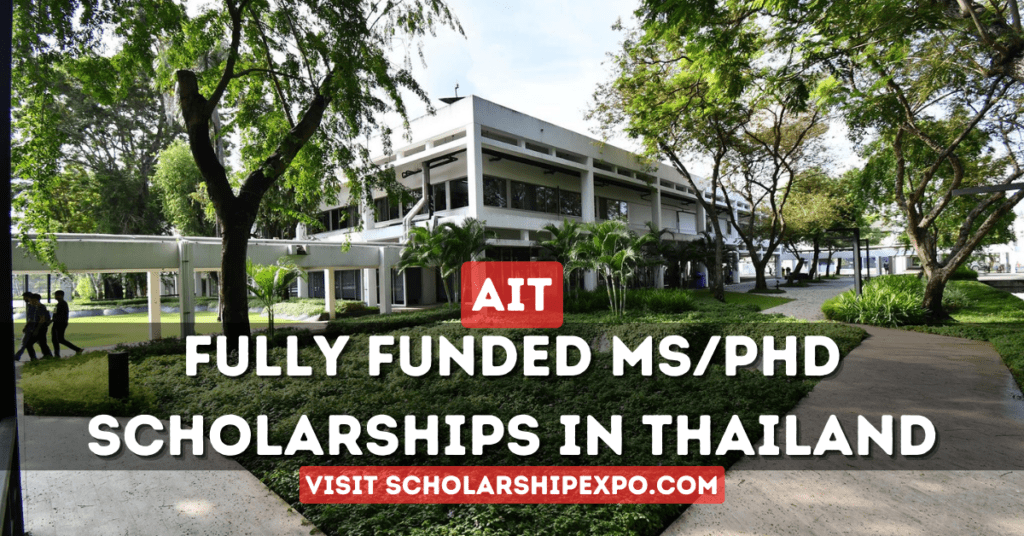 Asian Insititute of Technology (AIT) Scholarships 2024 in Thailand