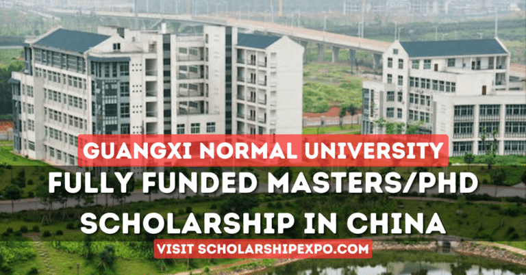 Guangxi Normal University CSC Scholarship 2024 in China