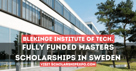 Blekinge Institute of Technology (BTH) Scholarships 2024 in Sweden