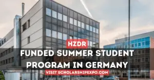 HZDR Summer Student Program 2025 in Germany