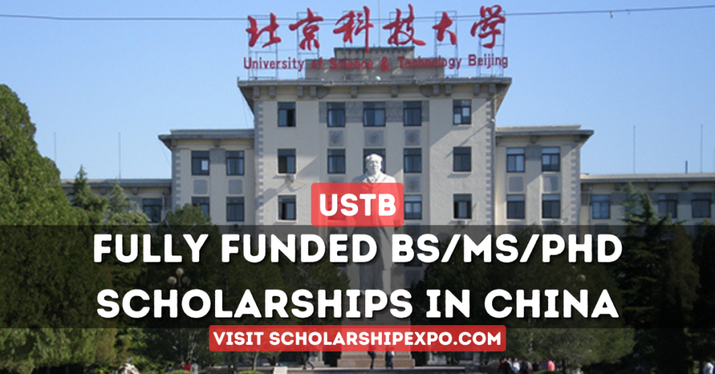 University of Science and Technology Beijing (USTB) Chancellor Scholarships 2024 in China
