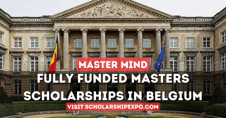 Master Mind Scholarships 2024 in Belgium (Fully Funded)