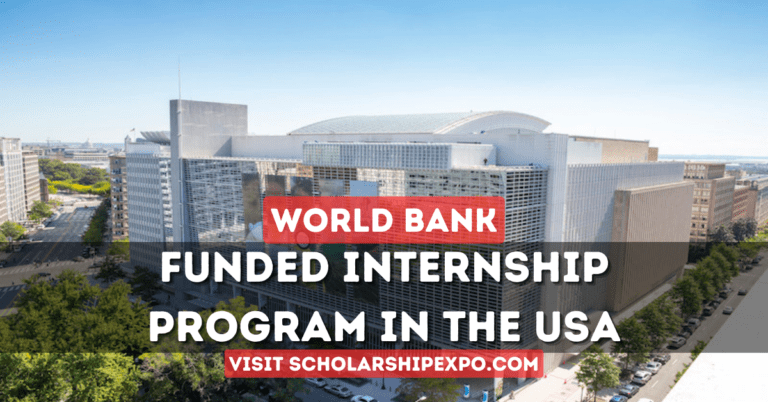 World Bank Internship Program 2024 in the USA