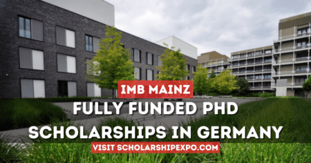 IMB International PhD Scholarship Program 2024 in Germany