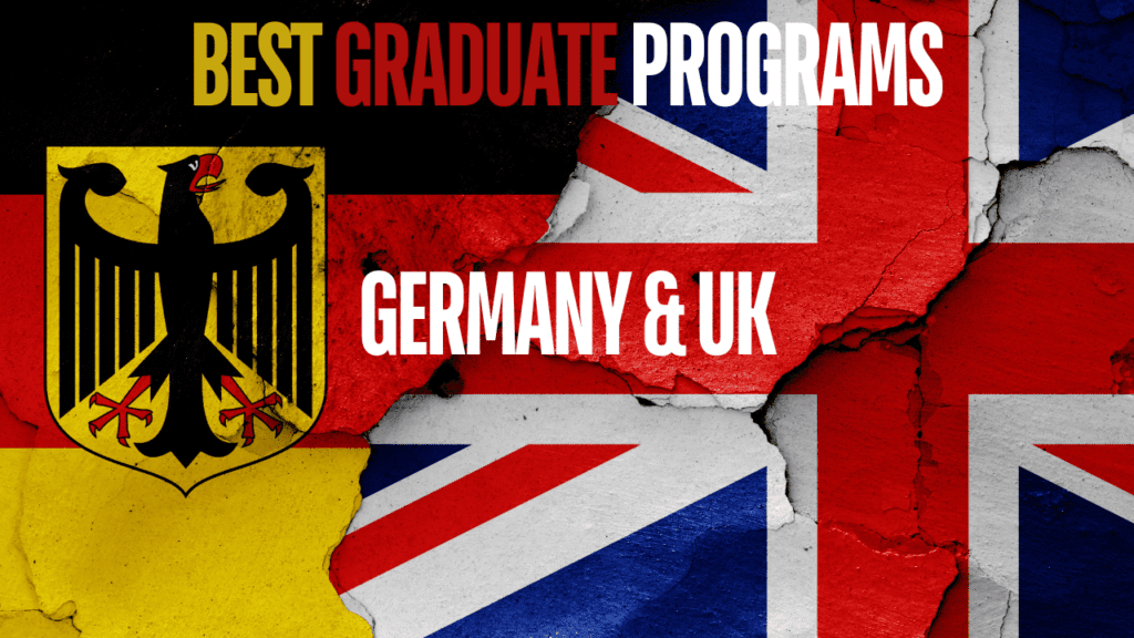 Best Graduate Programmes in Germany and Graduate Programs in the UK