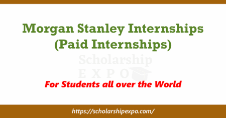Morgan Stanley Internships 2026 (Paid Internships) Morgan Stanley Internships 2026 (Paid Internships)