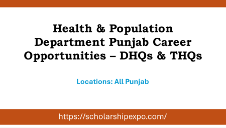 Health & Population Department Punjab Career Opportunities 2026 – DHQs & THQs Health & Population Department Punjab Career Opportunities 2026 – DHQs & THQs