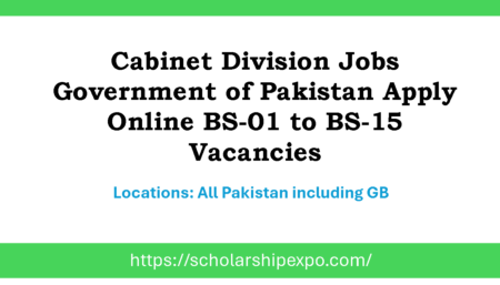 Cabinet Division Jobs 2026 Government of Pakistan Apply Online Cabinet Division Jobs 2026 Government of Pakistan Apply Online BS-01 to BS-15 Vacancies