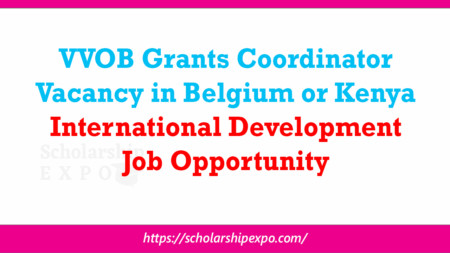 VVOB Grants Coordinator Vacancy 2026 in Belgium or Kenya | International Development Job Opportunity VVOB Grants Coordinator Vacancy 2026 in Belgium or Kenya | International Development Job Opportunity